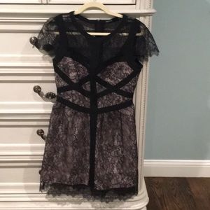 Karen Millen black lace dress